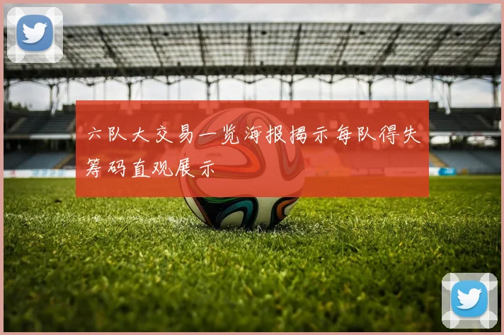 六队大交易一览海报揭示每队得失筹码直观展示